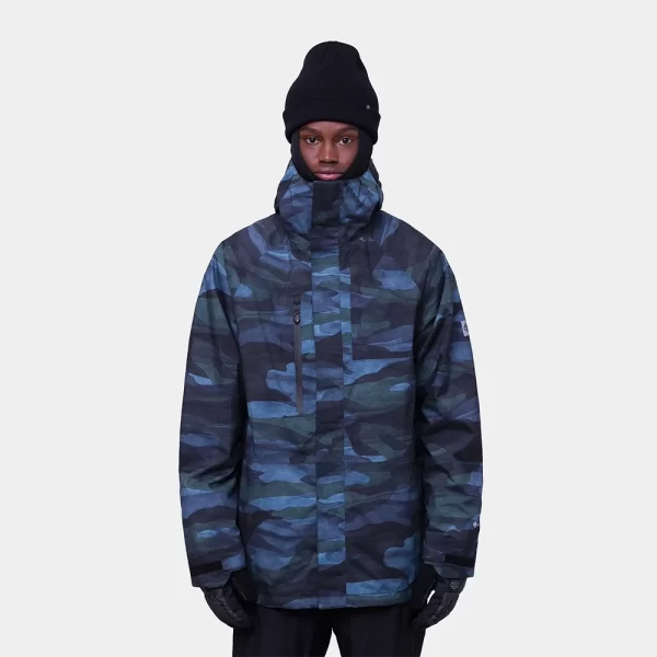 686 Men's GORE-TEX Core Jacket - Steel Blue Waterland Camo