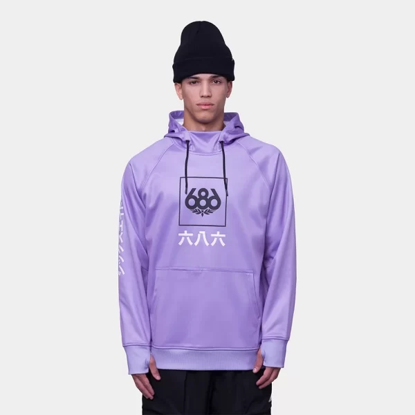 686 Men's Bonded Fleece Pullover Hoody - Violet