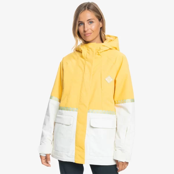Roxy Women's Ritual Snow Jacket - Sunset Gold