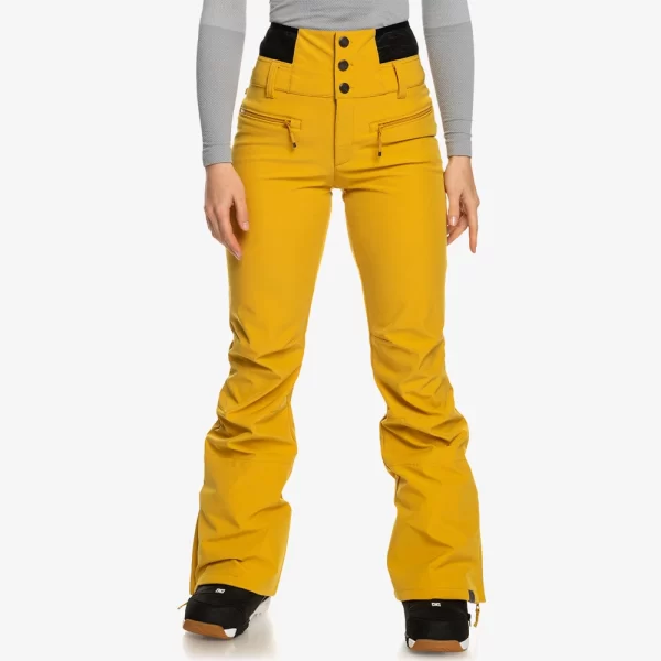 Roxy Women's Rising High Shell Snow Pants - Honey