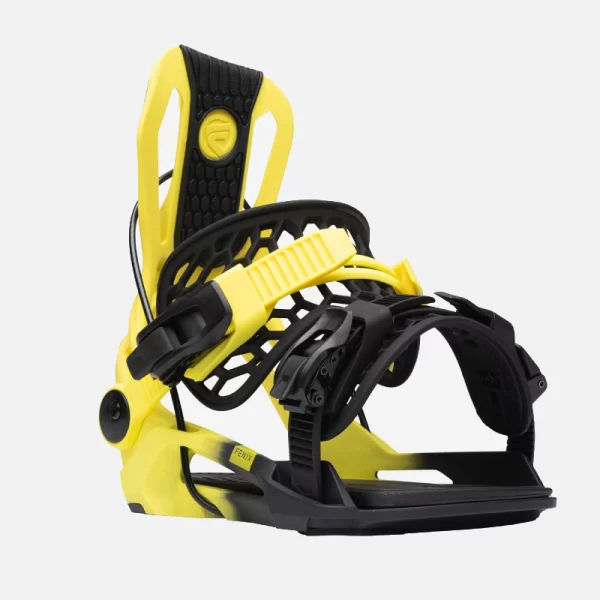 Flow Bindings Men's Fenix Fusion Snowboard Binding - BLACK LEMON