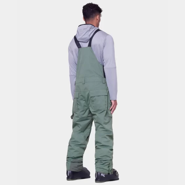 686 Men's Hot Lap Insulated Bib - Cypress Green - Image 2