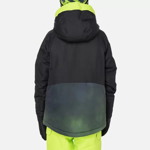 686 Boys' Static Insulated Jacket - Black Colorblock - Image 2