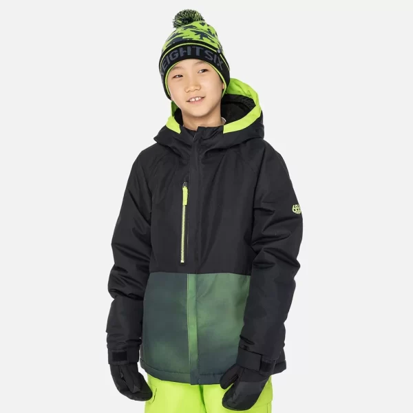 686 Boys' Static Insulated Jacket - Black Colorblock