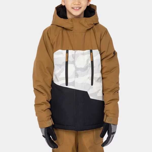 686 Boy's Geo Insulated Jacket - Breen Colorblock