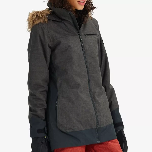 Burton Women's Lelah Jacket - Heather Black/True Black
