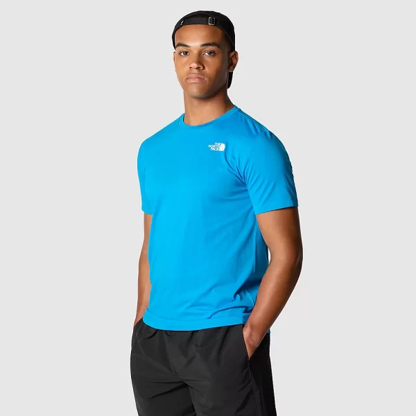 The North Face Men's Foundation Tracks Graphic T-Shirt - Skyline Blue