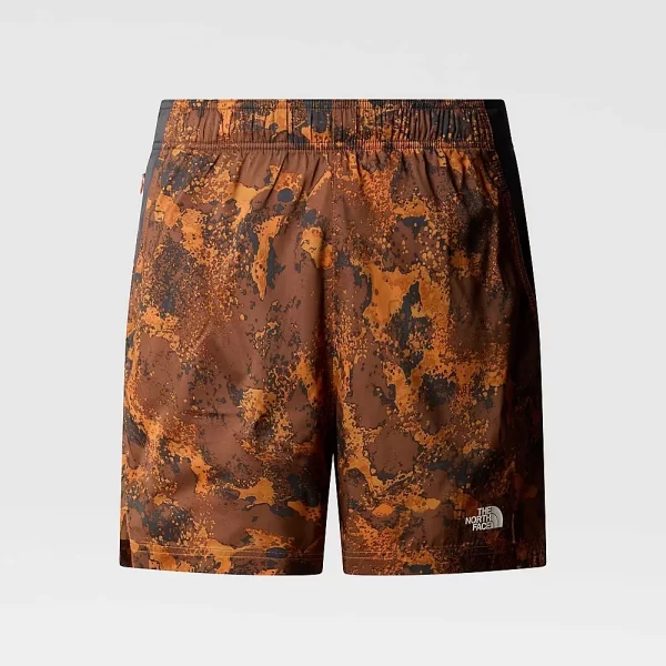 The North Face Men's 24/7 Shorts - Desert Rust Moss Camo Print / Asphalt Grey