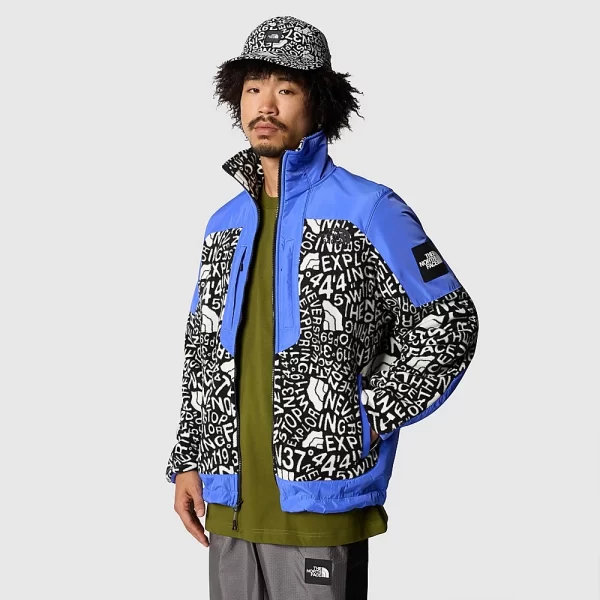The North Face Men's Fleeski Y2K Full-Zip Printed Jacket - TNF Black Abstract Multi Text Print