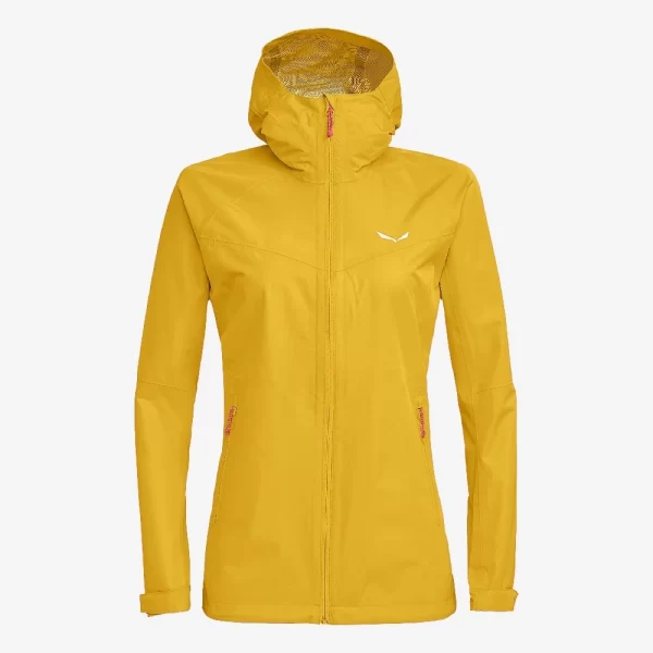 Salewa Women's Puez Aqua Powertex Hardshell Jacket - Yellow