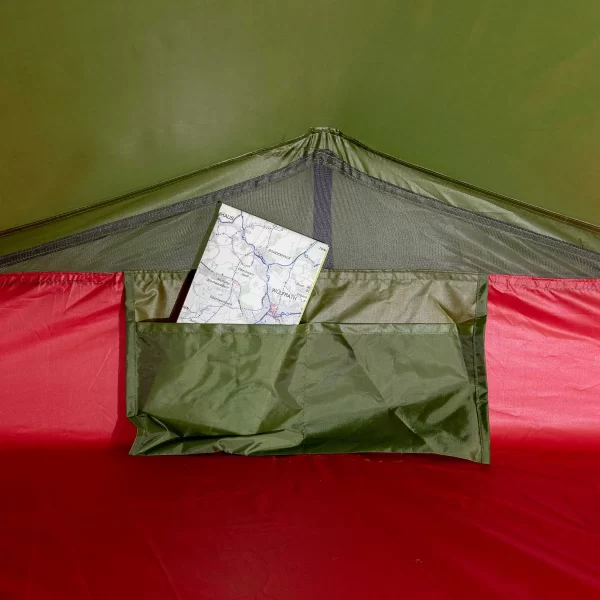 High Peak Siskin 2.0 LW Camping Tent - Green / Red - Image 4