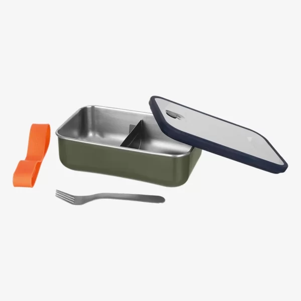 Salewa Puez Stainless Steel Lunch Box - Dark Olive - Image 4