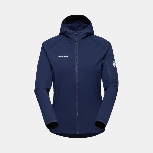 Mammut Women's Madris Light ML Hooded Jacket - Marine - Image 4