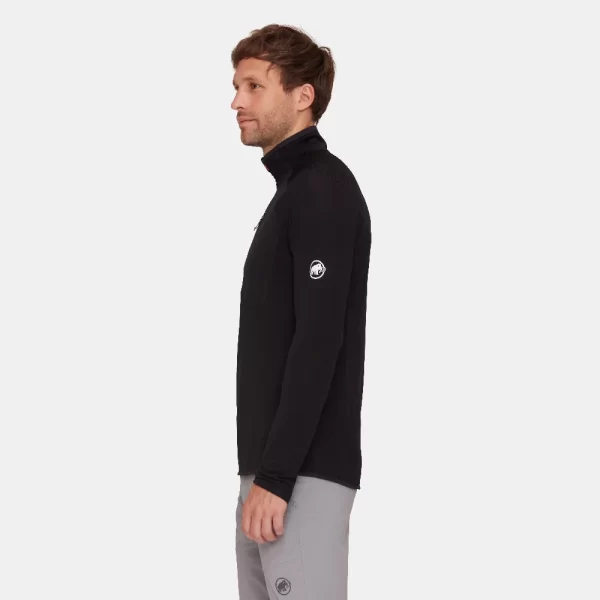 Mammut Men's Aenergy Light ML Half Zip Pull - Black - Image 3