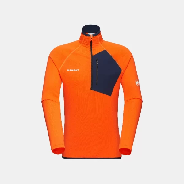 Mammut Men's Aenergy Light ML Half Zip Pull - Arumita / Marine - Image 4