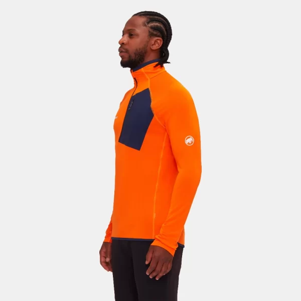 Mammut Men's Aenergy Light ML Half Zip Pull - Arumita / Marine - Image 2