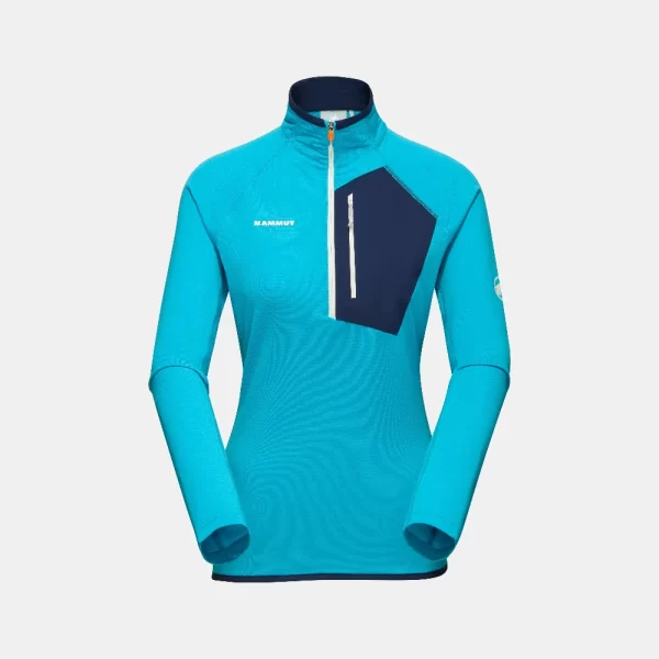 Mammut Women's Aenergy Light ML Half Zip Pull - Sky / Marine - Image 2