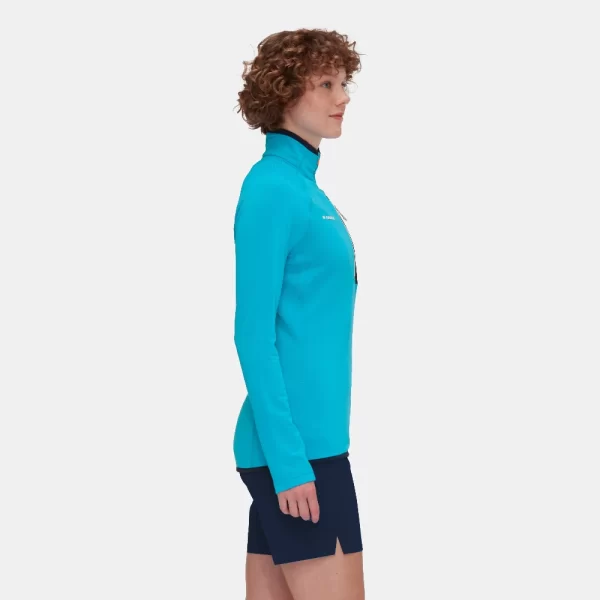 Mammut Women's Aenergy Light ML Half Zip Pull - Sky / Marine - Image 3