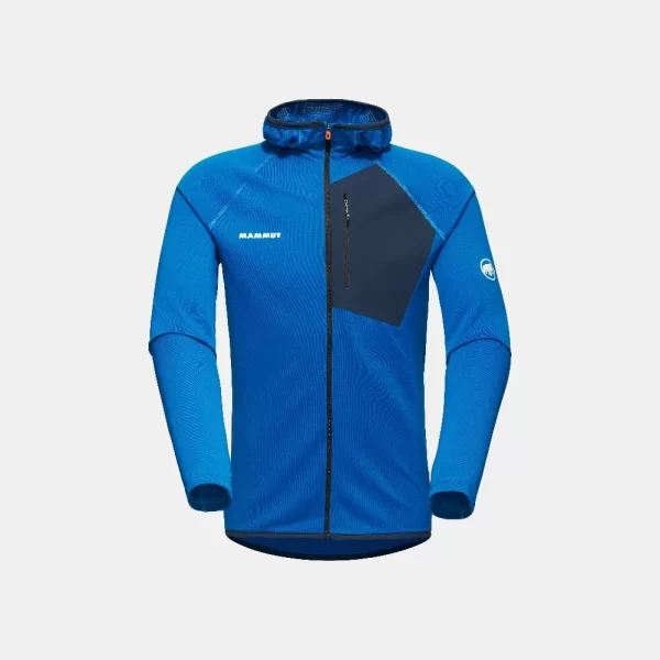 Mammut Men's Aenergy Light ML Hooded Jacket - Azurit / marine - Image 4