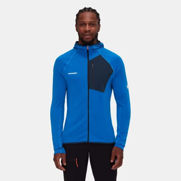 Mammut Men's Aenergy Light ML Hooded Jacket - Azurit / marine