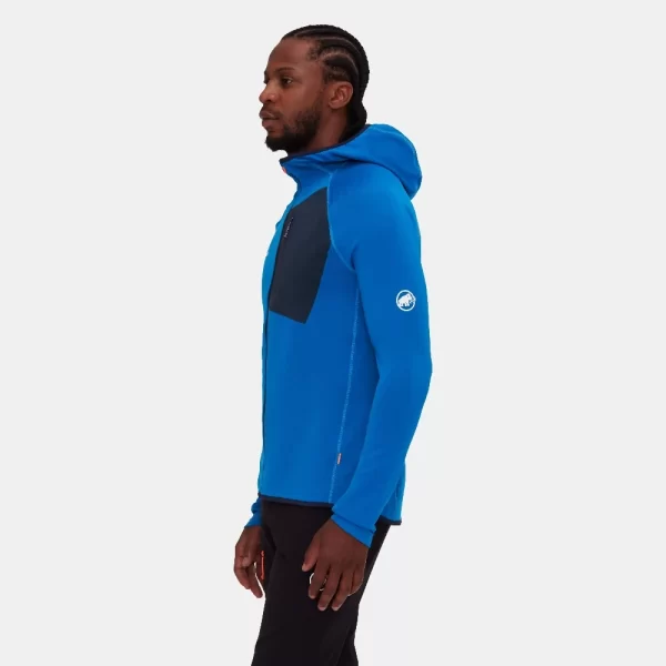 Mammut Men's Aenergy Light ML Hooded Jacket - Azurit / marine - Image 3