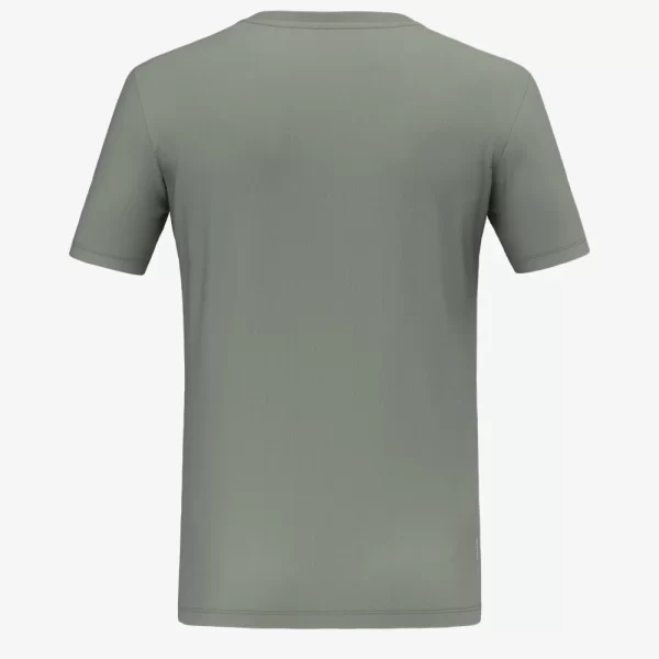 Salewa Men's Eagle Poem Dry T-Shirt - Green Shadow - Image 2