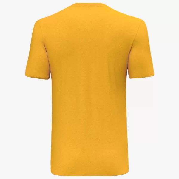 Salewa Men's Pure Eagle Frame Dry T-Shirt - Yellow Gold - Image 2