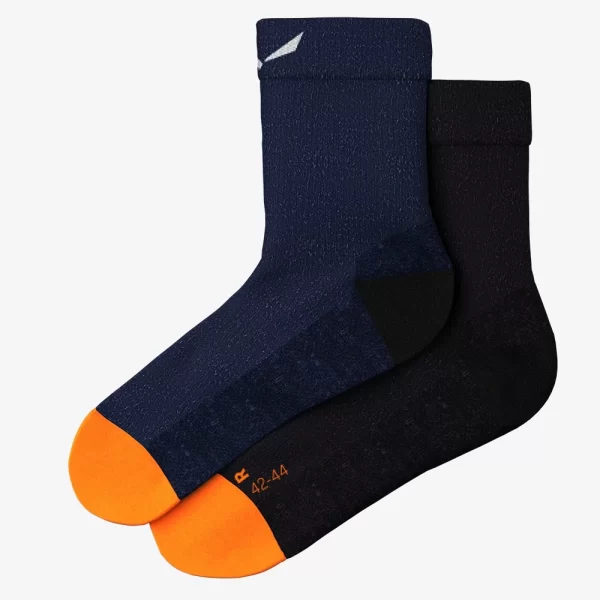 Salewa Men's Wildfire Merino Hemp Quarter Socks - Blue Electric - Image 2