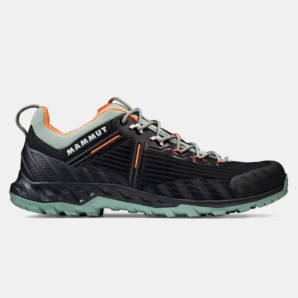 Mammut Men's Alnasca Knit III Low - Black / Jade - Image 2