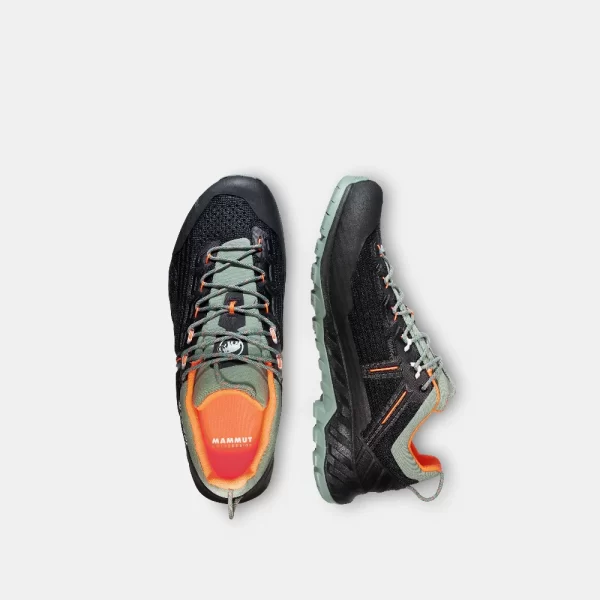 Mammut Men's Alnasca Knit III Low - Black / Jade - Image 4