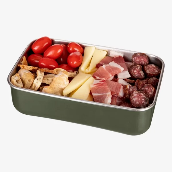 Salewa Puez Stainless Steel Lunch Box - Dark Olive - Image 3