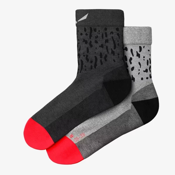 Salewa Women's Mountain Trainer Sal. Merino Quarter Socks - Beige Oatmeal - Image 2