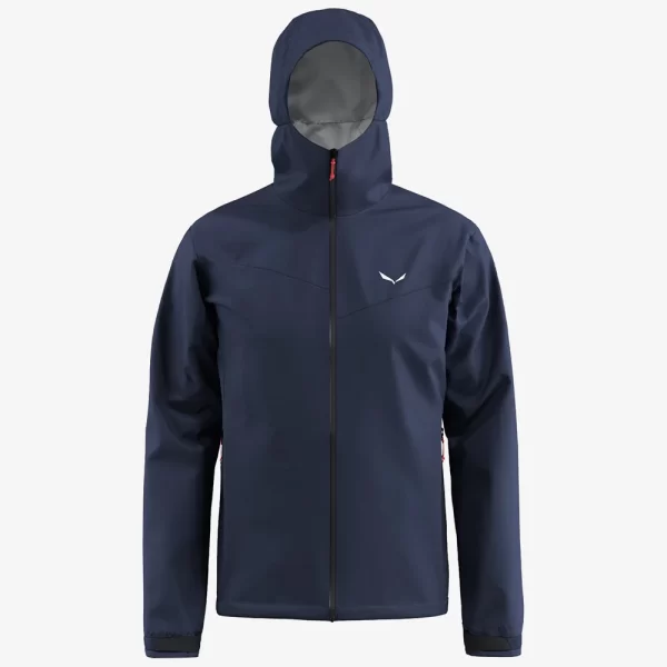 Salewa Men's Puez Aqua 4 2.5L Powertex Jacket - Blue Navy Blazer