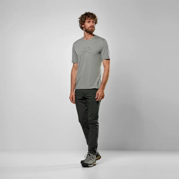 Salewa Men's Eagle Poem Dry T-Shirt - Green Shadow - Image 3