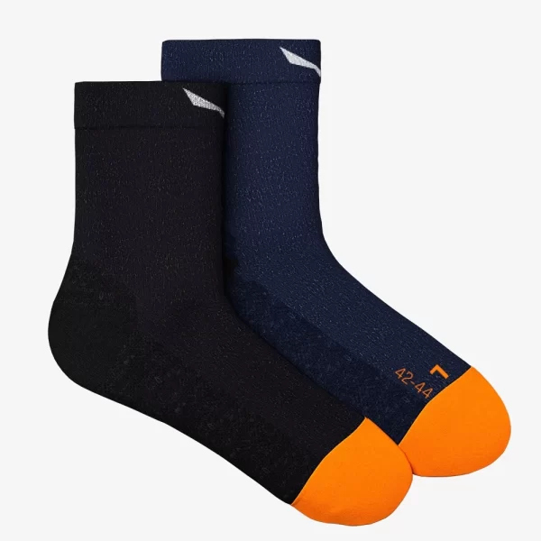 Salewa Men's Wildfire Merino Hemp Quarter Socks - Blue Electric
