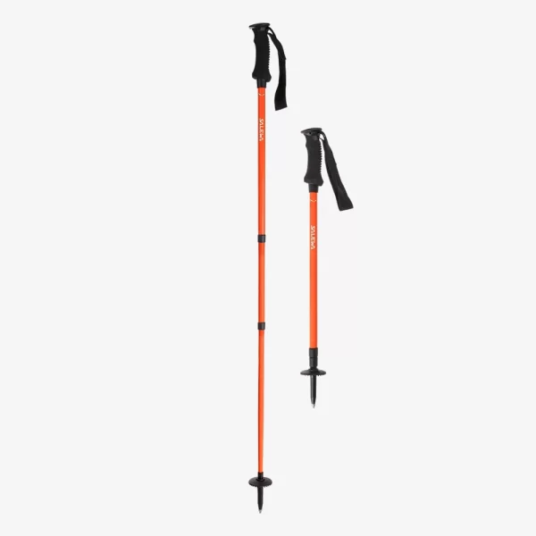 Salewa Puez Aluminum Poles - Hot Neon Orange - Image 2