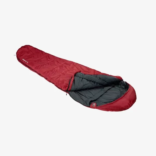 High Peak TR 400 Sleeping Bag - Dark Red / Gray - Image 2