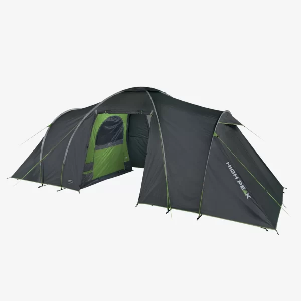High Peak Como 4 Tent - Dark Gray / Green