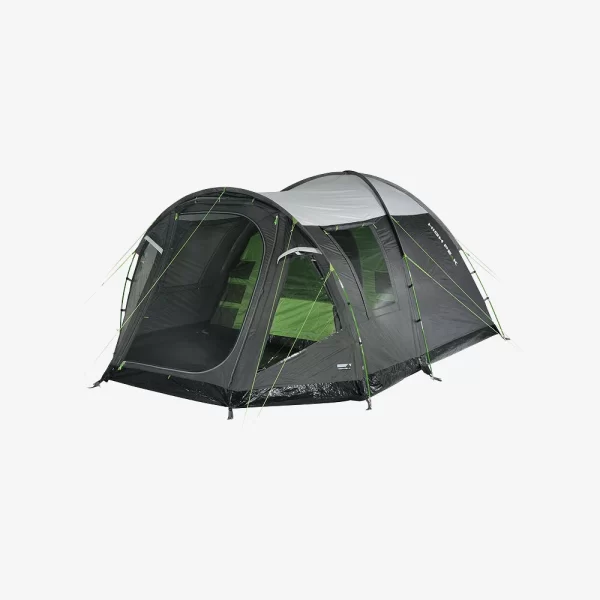High Peak Santiago 5 Tent - Light Gray / Dark Gray / Green - Image 3