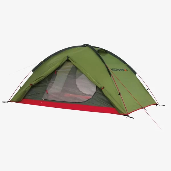 High Peak Woodpecker 3 Tent - Pesto / Red - Image 2