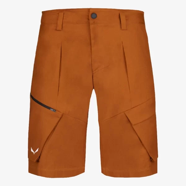 Salewa Men's Puez Hemp Cargo Shorts - Orange