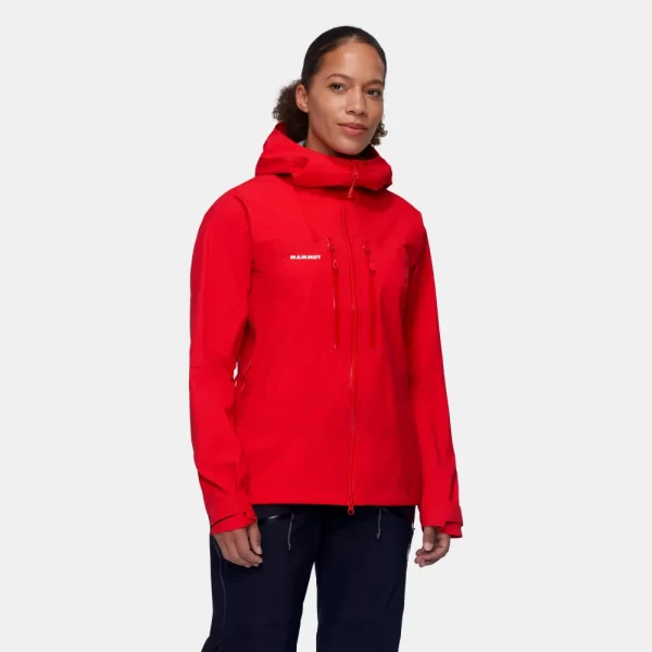 Mammut Taiss HS Hooded Jacket Women - Mammut red