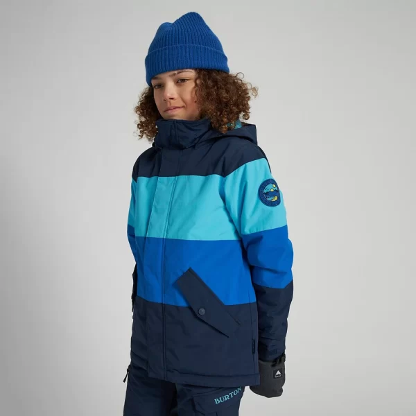 Burton Boys' Symbol Jacket - Cyan Multi