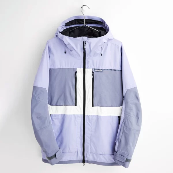 Burton Men's Frostner Jacket - Foxglove Violet / Folkstone Gray / Stout White - Image 4