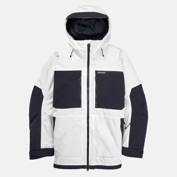 Burton Men's Frostner 2L Jacket - Stout White / True Black