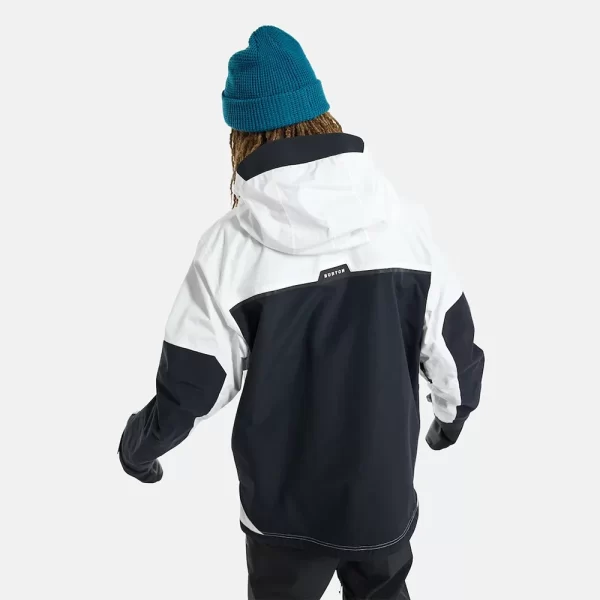 Burton Men's Frostner 2L Jacket - Stout White / True Black - Image 3