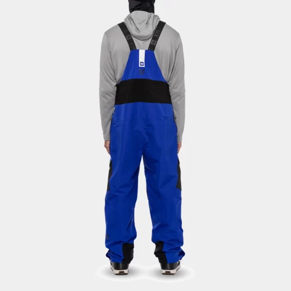 686 Men's Exploration Bib - Electric Blue Colorblock - Image 2