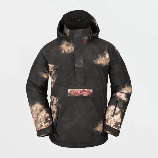Volcom Men's Melo Gore-Tex Pullover Jacket - Bleach Black