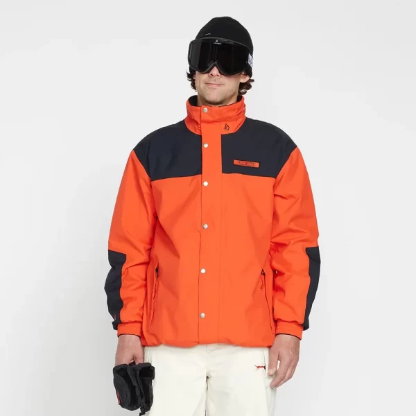 Volcom Men's Longo Gore-Tex Jacket - Orange Shock
