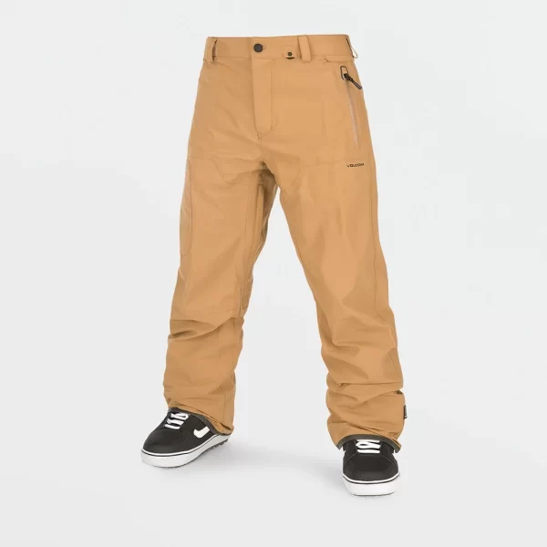 Volcom Men's L Gore-Tex Trousers - Caramel